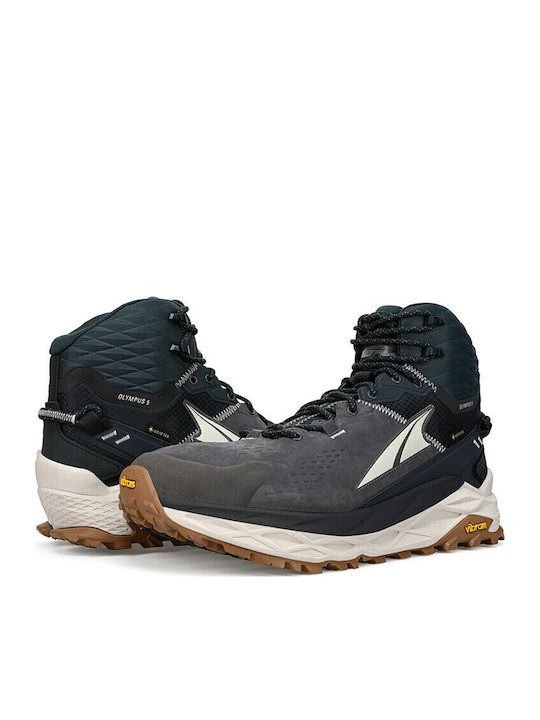 Altra Olympus 5 Men's Waterproof Hiking Boots With Gore-Tex Membrane Black
