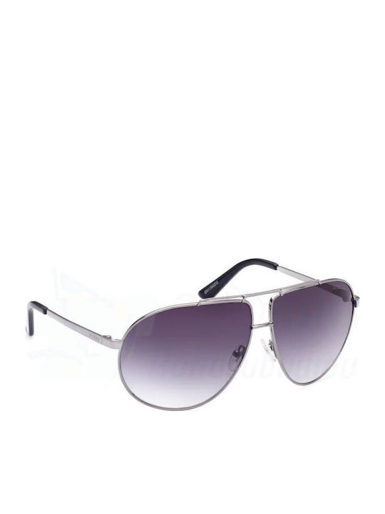 Guess Women's Sunglasses with Brown Tartaruga Metallic Frame and Grey Gradient Lenses GU5208 08B