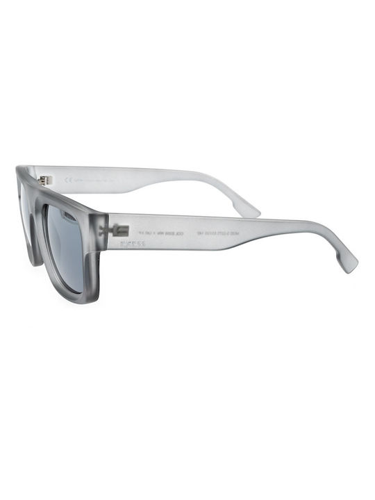 Exess Sunglasses with Gray Plastic Frame and Gray Polarized Lens 3-2273 B358 WN