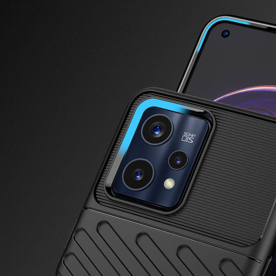 Hurtel Thunder Back Cover Σιλικόνης Μαύρο (Realme 9 / 9 Pro+)