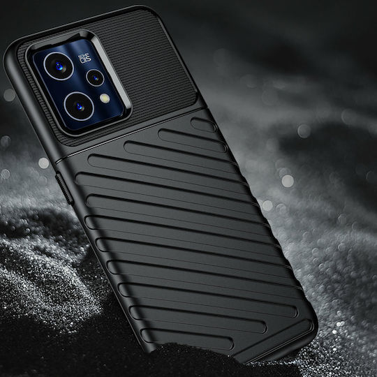 Hurtel Thunder Back Cover Σιλικόνης Μαύρο (Realme 9 / 9 Pro+)