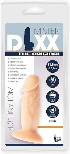 Dream Toys Mr Dixx Tinny Tom Ρεαλιστικό Dildo με Βεντούζα Flesh 11cm