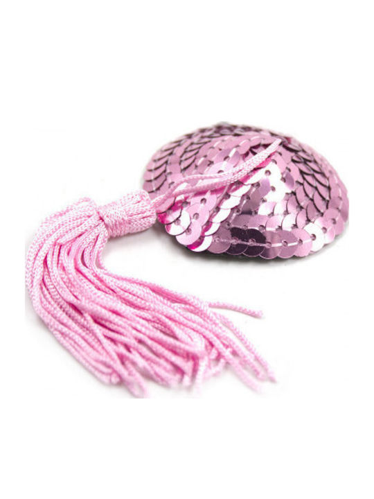 Naughty Toys Burlesque Pailletten Nippelabdeckungen Rosa
