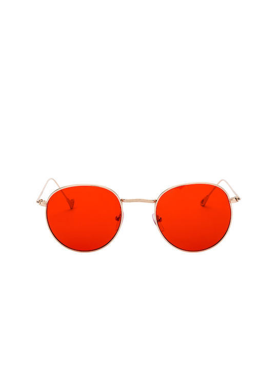 Limone Sunglasses with Red Metal Frame and Red Lens 01-9014-5