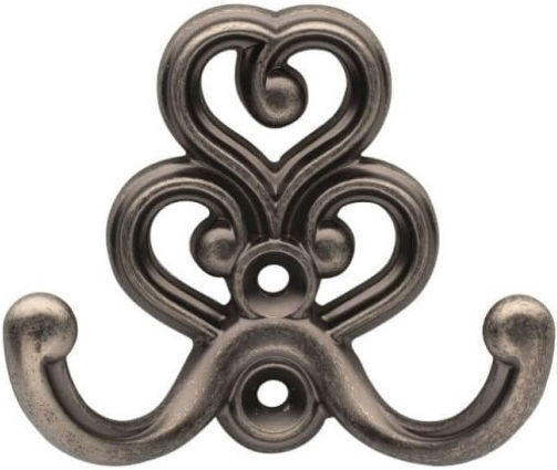 Giusti Vintage Metal Wall Hanger 2 Hooks 6.2cm Giusti Vintage Metal Wall Hanger 2 Hooks 6.2cm