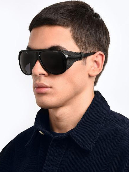 Carrera Hyperfit Ochelari De Soare Pentru Bărbați Cu Ramă Neagră Din Plastic Și Lentile Gri 21S 807/IR