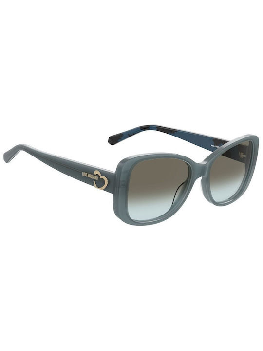 Moschino Women's Sunglasses with Gray Plastic Frame and Gray Gradient Lens MOL054/S GF5/BC