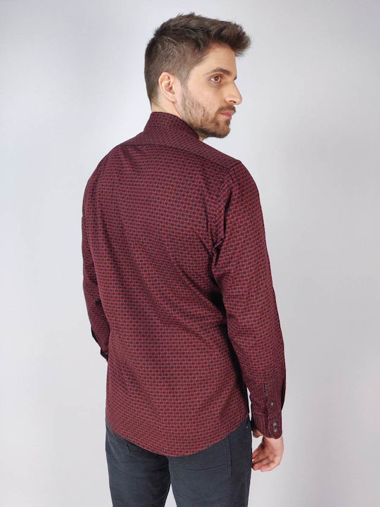 Long-sleeved Shirt Burgundy
