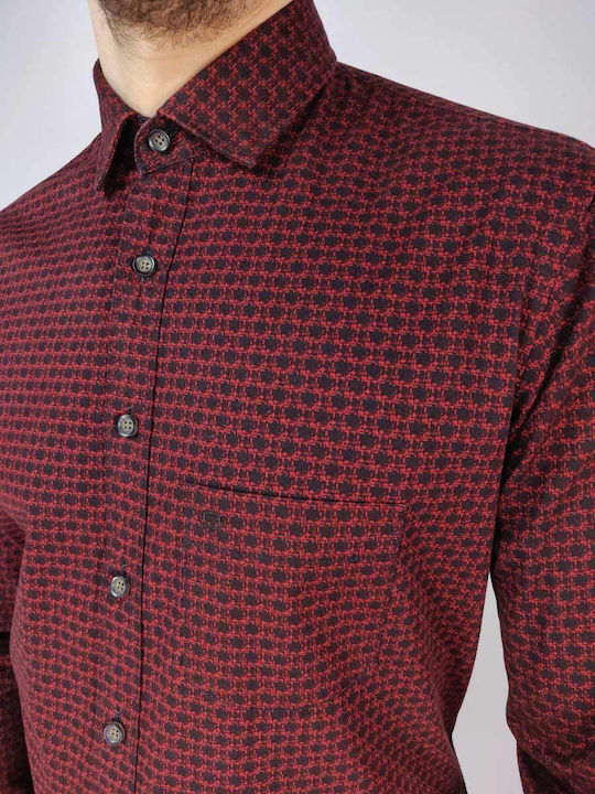 Long-sleeved Shirt Burgundy