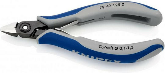Knipex Πλαγιοκόφτης Ηλεκτρολόγου Με Αιχμηρή Κεφαλή Για Ισόπεδη Κοπή Με Την Επιφάνεια Μήκους 125mm