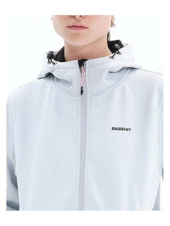 Damen Softshell Jacke Eisweiß