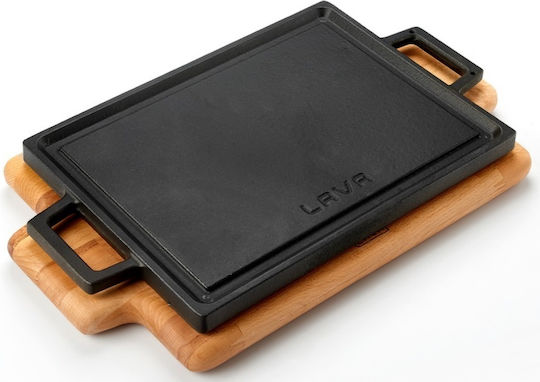 JDS Baking Plate with Cast Iron Flat Surface 22x30cm