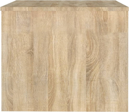 vidaXL Rechteckiges Zentral Kaffeetisch Aus Holz Mit Hebemechanismus Beige M80xB50xH40cm