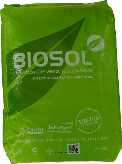 Sandoz Biosol Βιολογικό Κοκκώδες Λίπασμα Μυκόρριζας Αζώτου, Φωσφόρου για Τοματιές, Λαχανικά, Γκαζόν 25kg