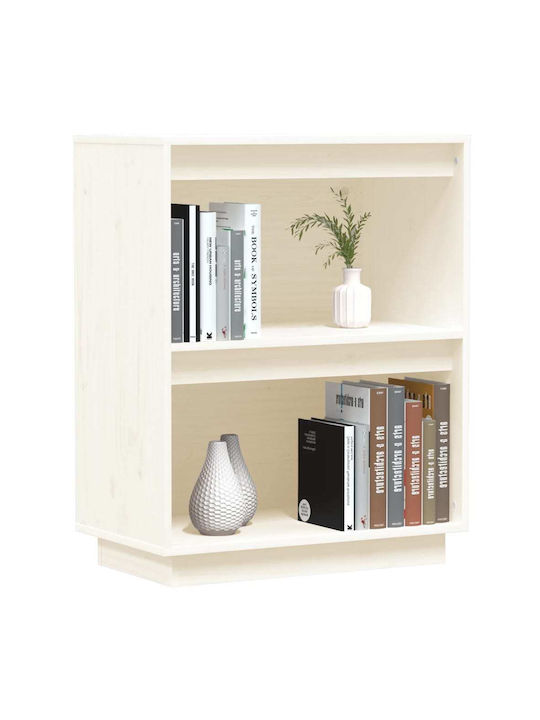 Bookcase White 60x34x75cm