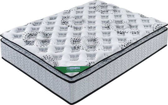 Woodwell Υπέρδιπλο Ορθοπεδικό Στρώμα 160x200x24cm με Ελατήρια & Ανώστρωμα