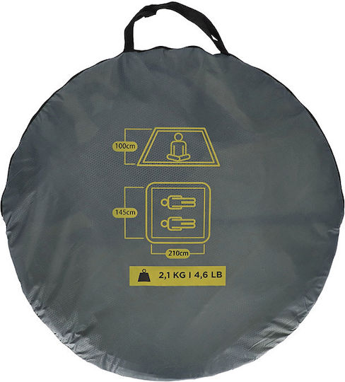 Acerbis Camping Tent Pop Up Grey for 2 People 210x145x100cm