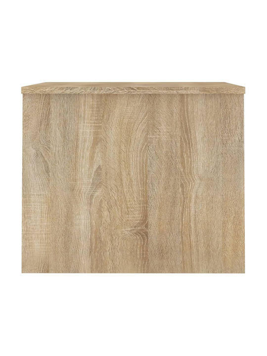 Rectangular Central Wooden Coffee Table with Lifting Mechanism Beige W80xL50.5xH41.5cm