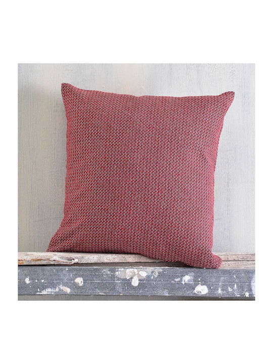 Rythmos Luna Three-Seater Sofa Throw 2 Sides Jacquard 180x280cm Burgundy