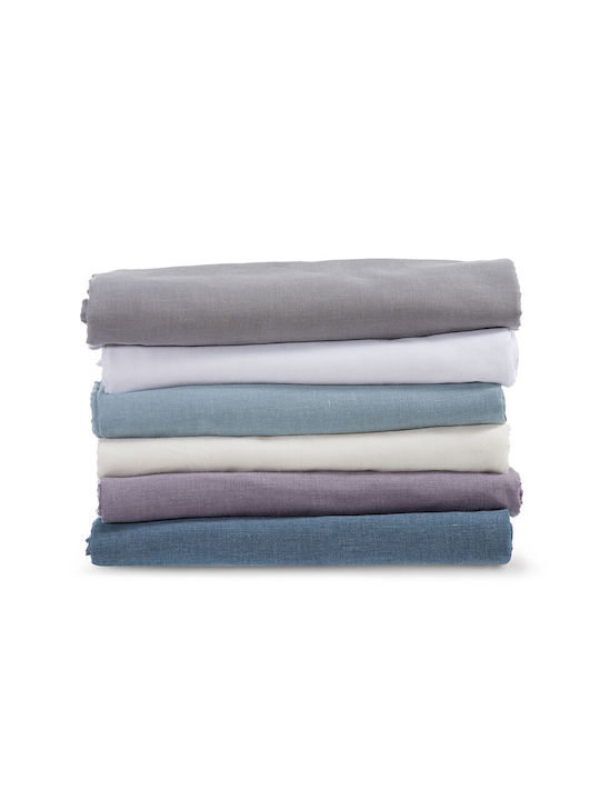 Nef-Nef Homeware Curtain with Pencil Pleat Antel Denim 140x270cm