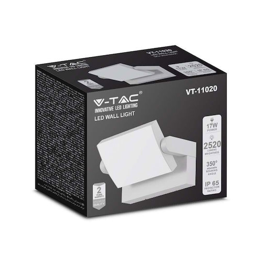 V-TAC Стенно Външно Плафон LED 17W 4000K V-TAC Стенно Външно Плафон LED 17W 4000K