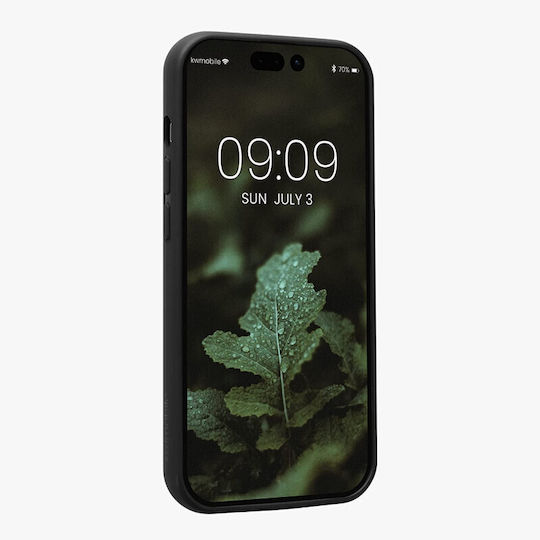 KWmobile Wooden Back Cover Wooden Dark Brown (iPhone 14 Pro)