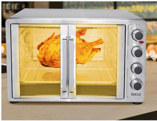 Bakaji Electric Oven 55lt No Burners Hot Air