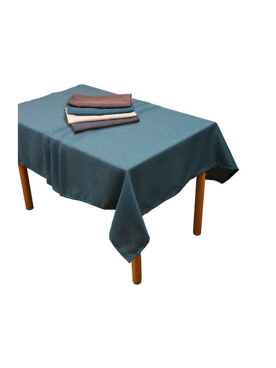 Viopros Tablecloth Easy Half Panama Petrol 145x180cm