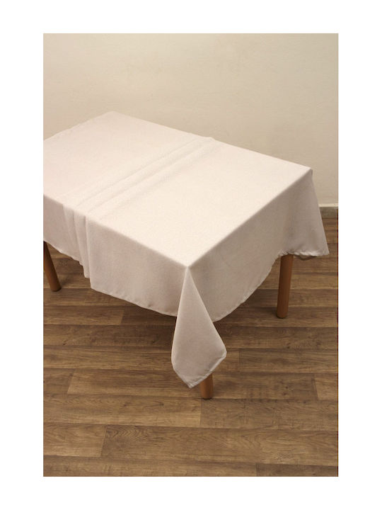 Viopros Ίζι Polyester Checkered Tablecloth Άμμος 85x85cm