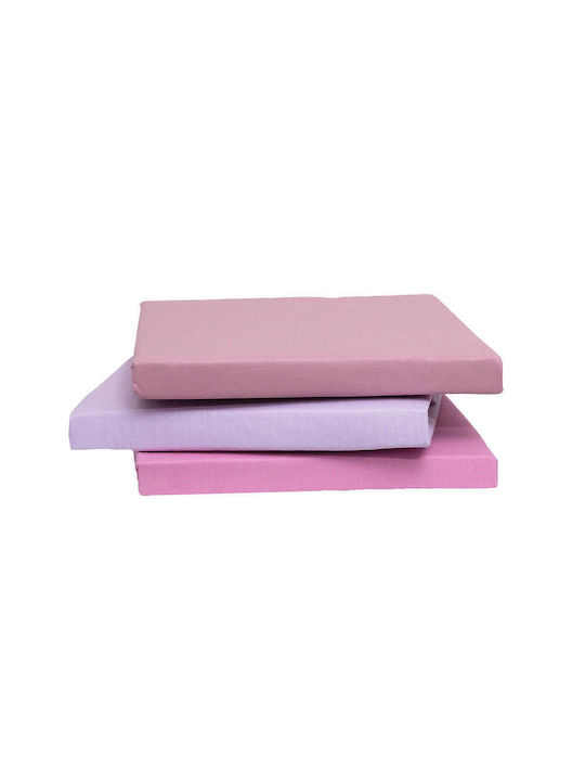 Viopros Basic Tagesdecke Einzelbett aus Baumwolle & Polyester Fuchsia 160x240cm