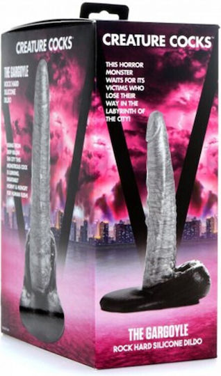 XR Creature Cocks The Gargoyle Ρεαλιστικό Dildo με Βεντούζα Μαύρο