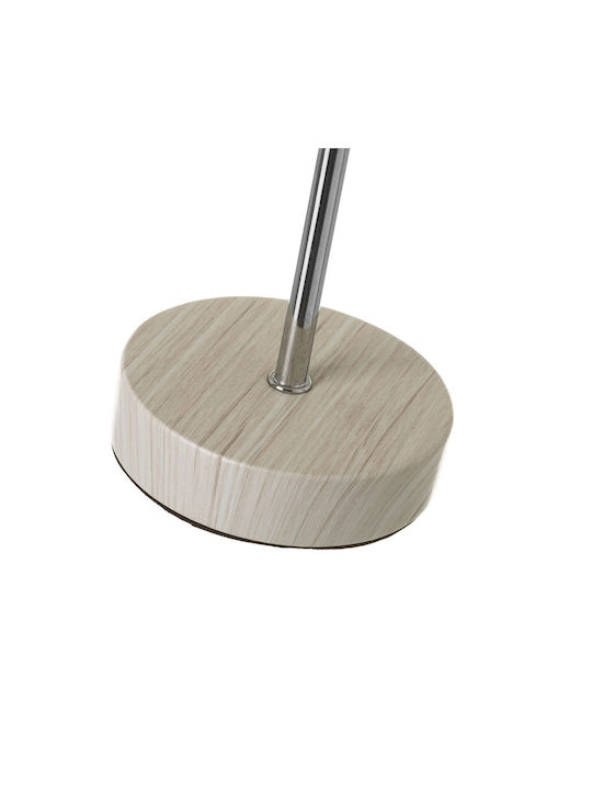 Unimasa Metal Lampă de masă pentru Soclu E14 cu Abajur Alb și Bază