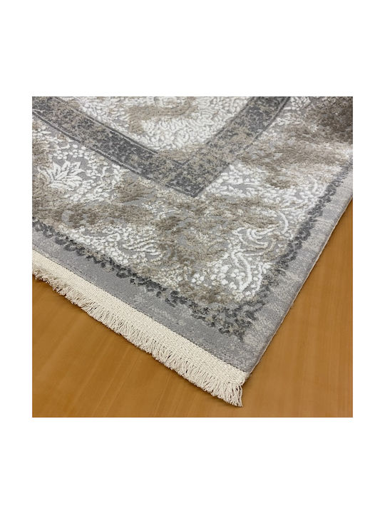 Koulis Carpets Luxor 5908B Modern Bedroom Rug Set Beige 2 Pieces