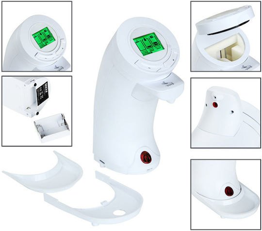 Bakaji Wall Mounted Automatic Plastic Dispenser White 250ml