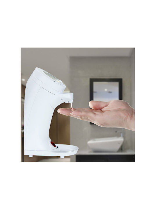 Bakaji Wall Mounted Automatic Plastic Dispenser White 250ml