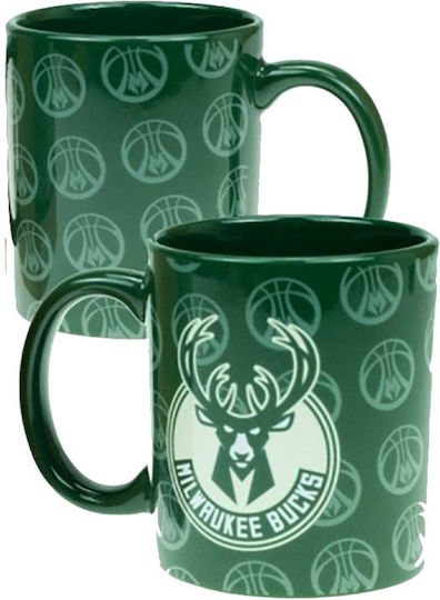 Back Me Up NBA Bucks Mug Ceramic Green Back Me Up NBA Bucks Mug Ceramic Green