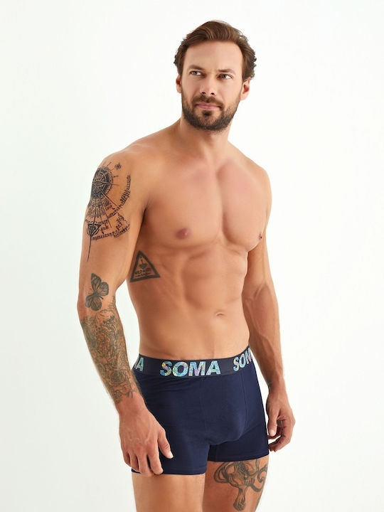 Tropic Ανδρικά Μποξεράκια Blue/Red/Black 3Pack