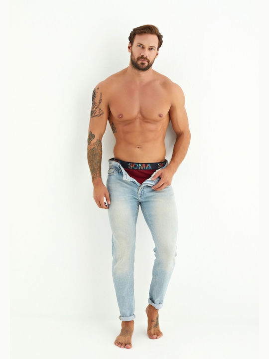 Tropic Ανδρικά Μποξεράκια Blue/Red/Black 3Pack