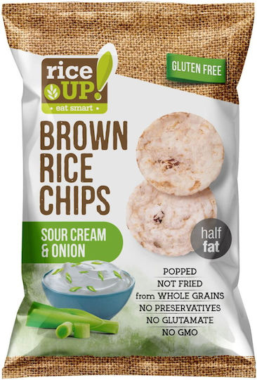 RiceUp Rice Wafers with flavor Sour Cream Gluten Free 60gr