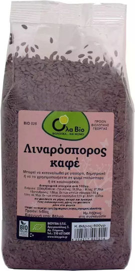 Ola Bio Brown Organic Linseed Raw Shelled 500gr