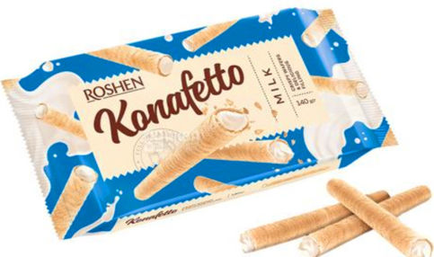 Roshen Konaffeto Wafer Milk Cream 140gr