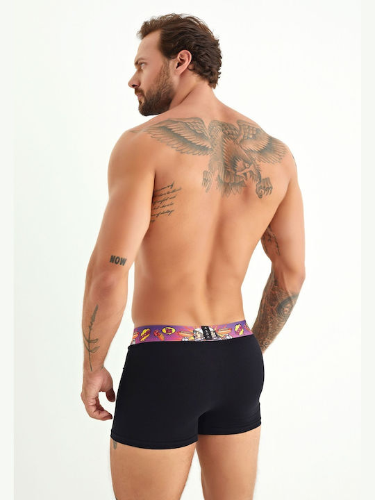 Hot Dog Ανδρικά Μποξεράκια Navy Blue/Black 3Pack