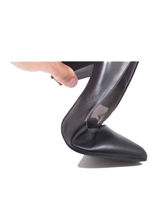 Leather Black High Heels