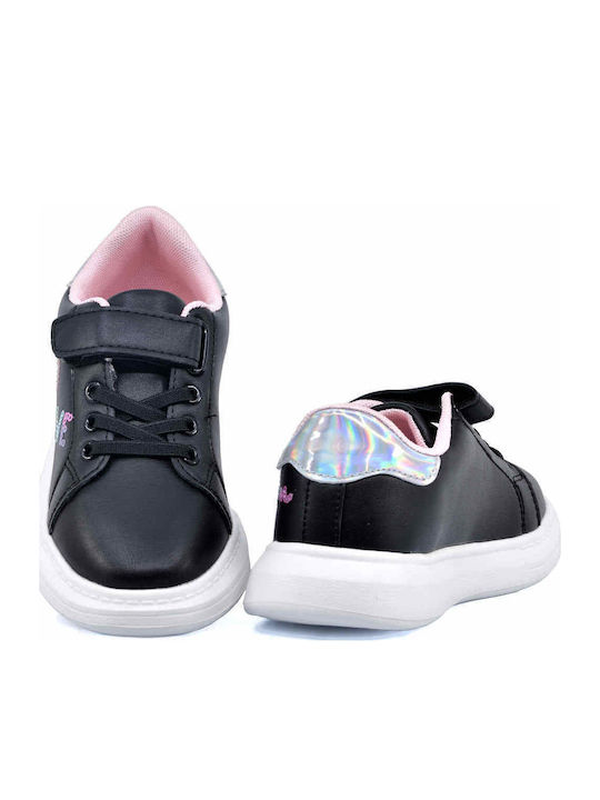Παιδικά Sneakers με Σκρατς Μαύρα