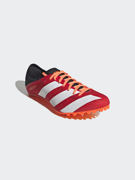 Adidas Sprintstar Αθλητικά Παπούτσια Spikes Vivid Red / Cloud White / Solar Orange