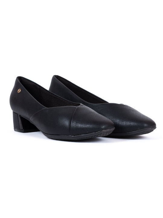 Piccadilly Pumps mit flachem Absatz Schwarz