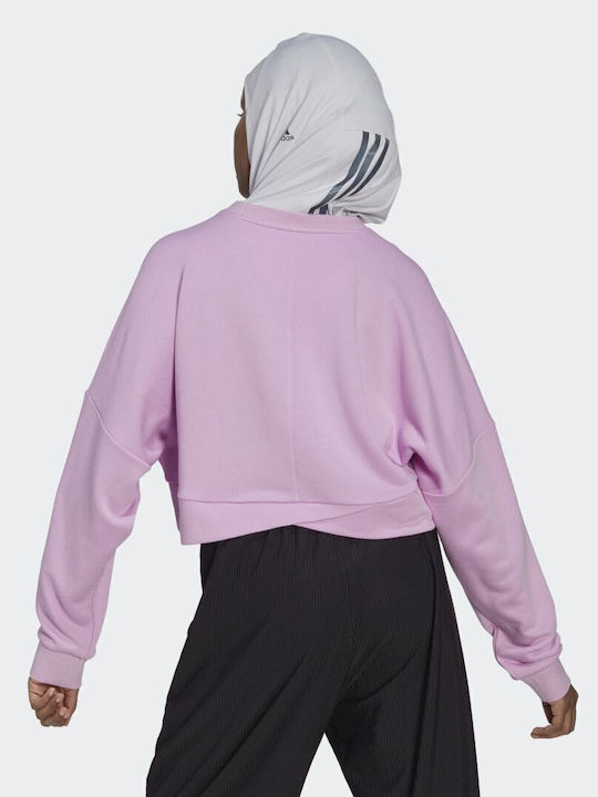 adidas Aeroready Studio Φούτερ Bliss Lilac