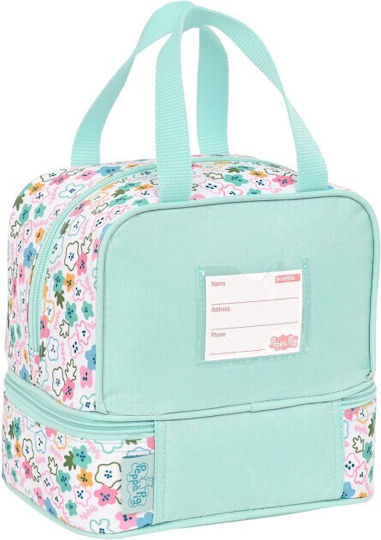 Peppa Pig Peppa Schwein Kinder Lunchtasche Isoliert 3.5 Liter Hellblaue Peppa Schwein 20x15x20cm