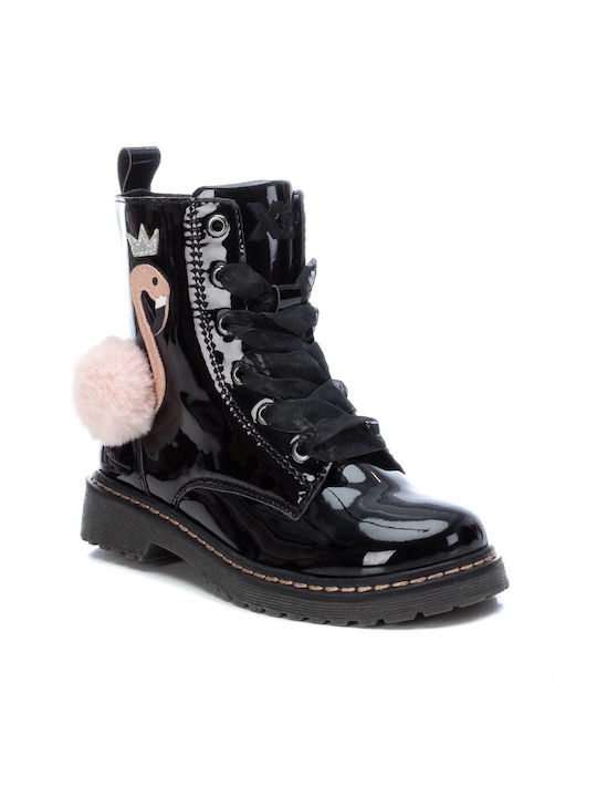 Xti Kids Combat Boots Black