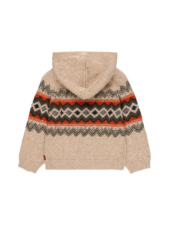 Boboli Kids Sweater Long Sleeve Beige